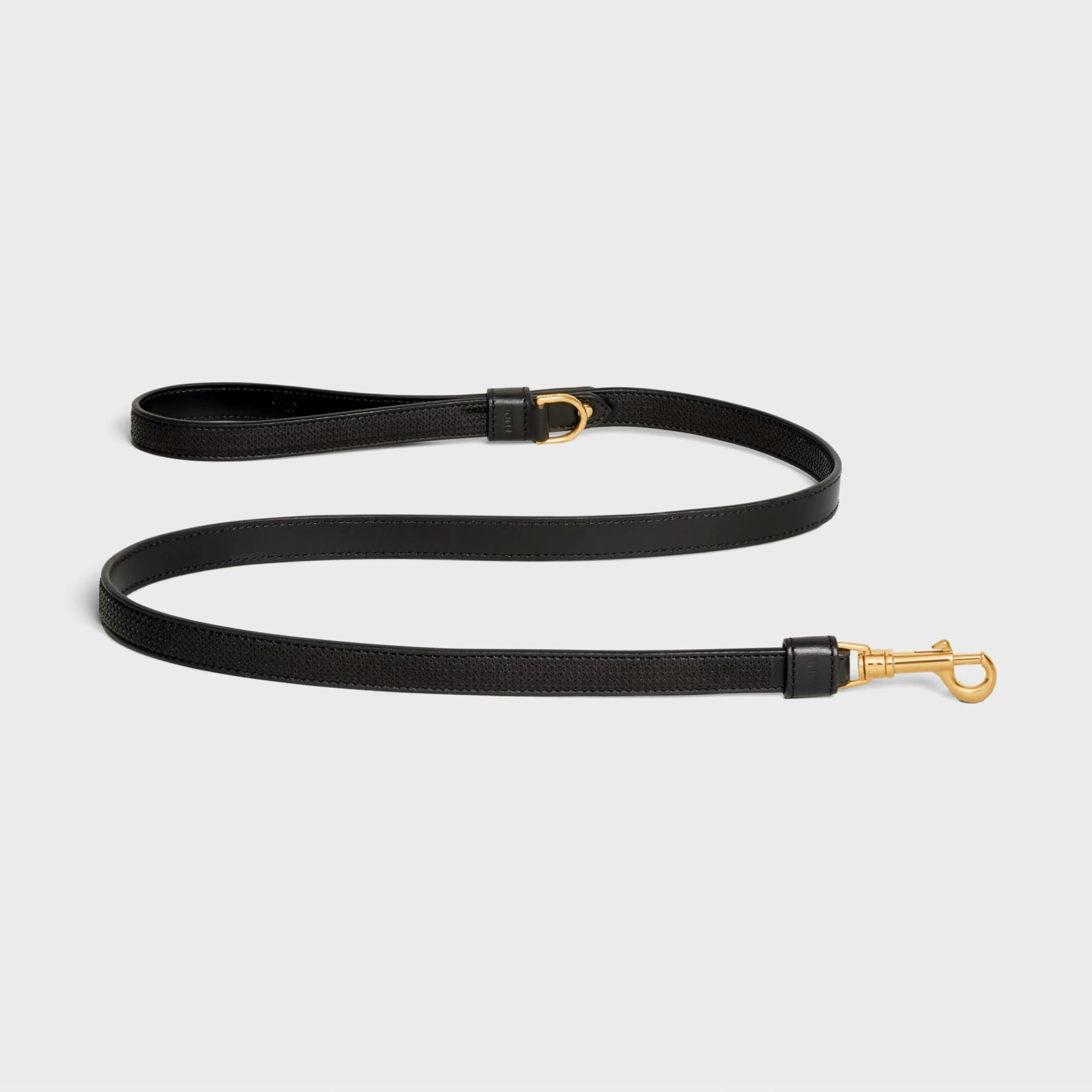 Thin Dog Leash in Sequins and Calfskin^CELINE Cheap