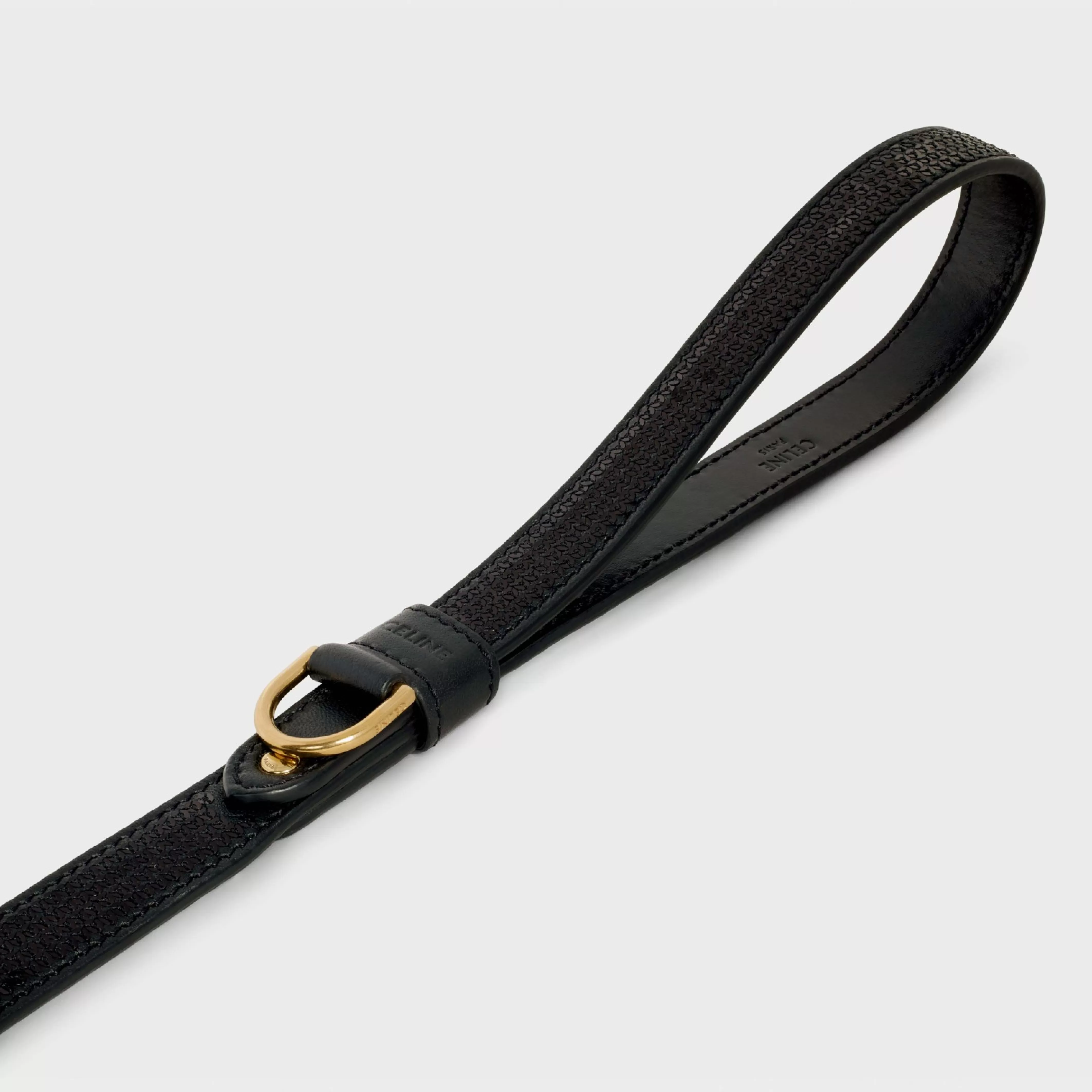 Thin Dog Leash in Sequins and Calfskin^CELINE Cheap