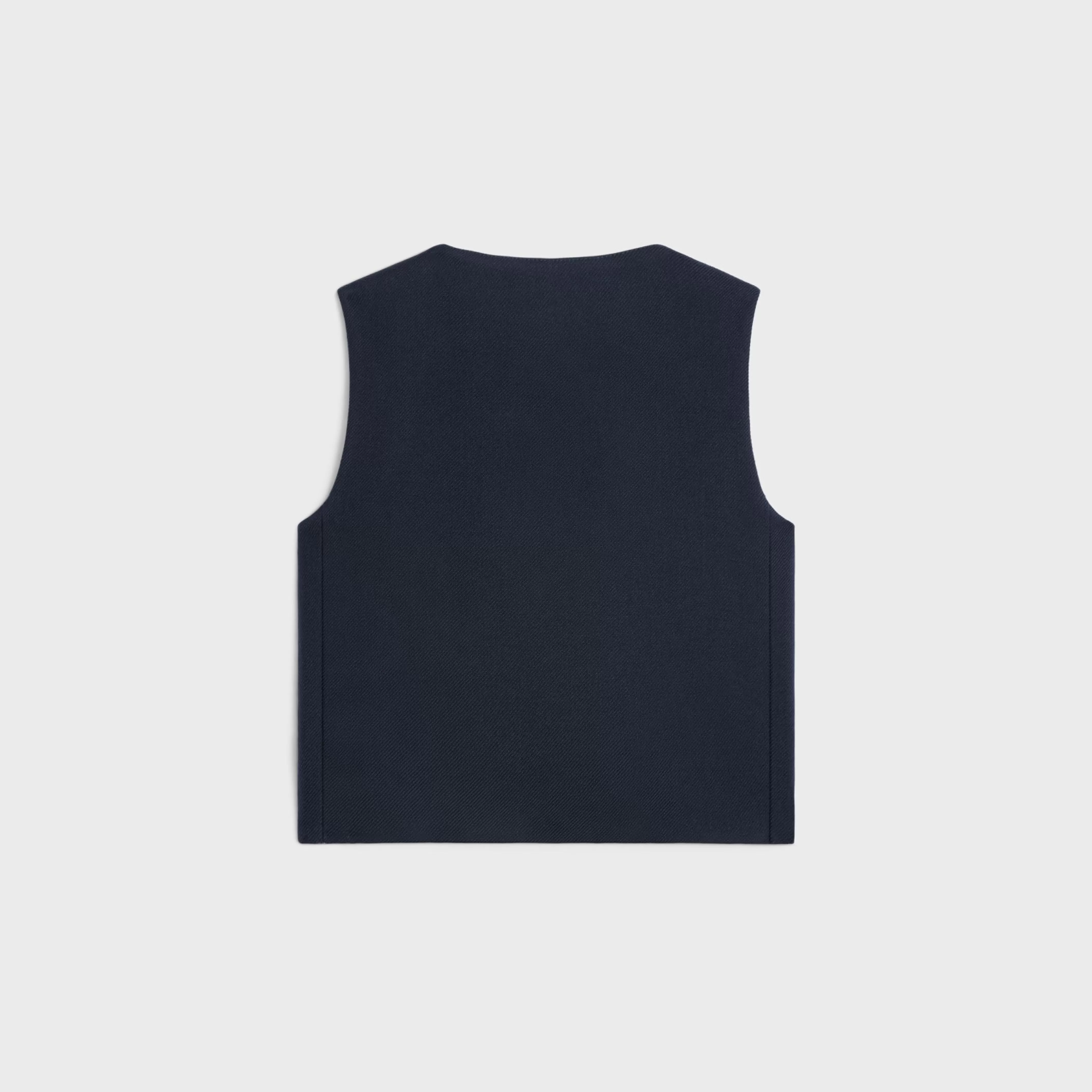 top in double faced wool tricotine^CELINE Cheap