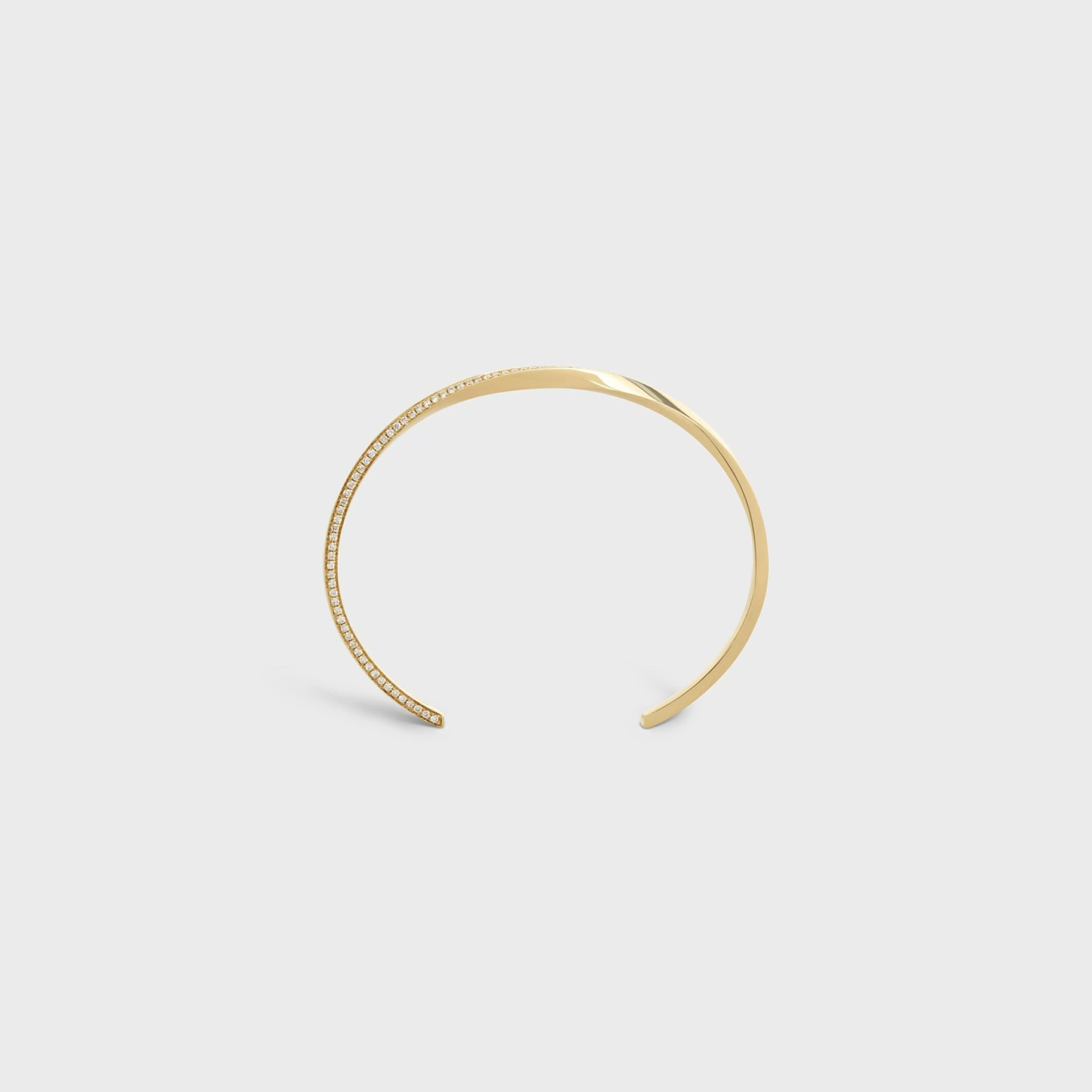 Torsion Bracelet in Yellow Gold and Diamonds^CELINE Online