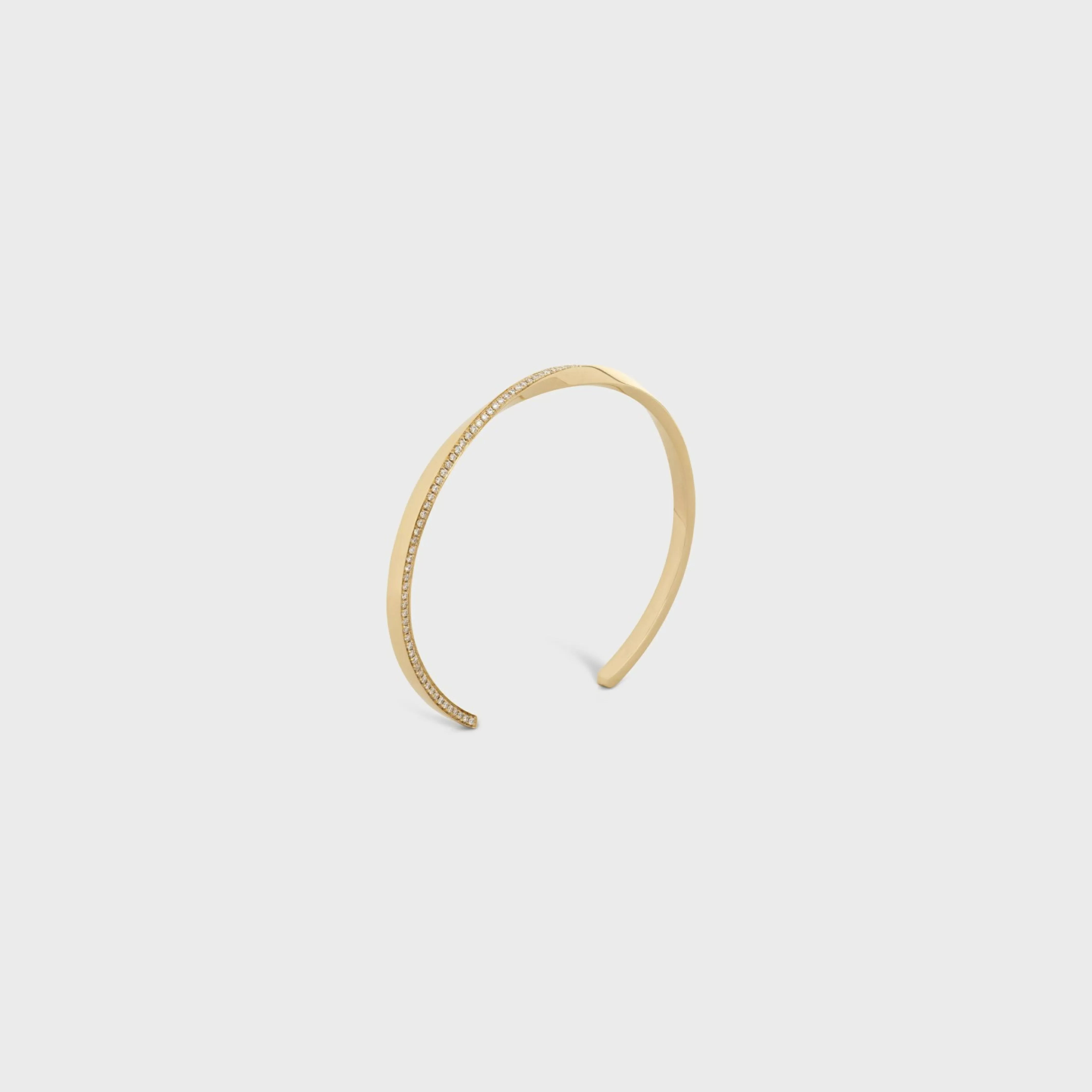 Torsion Bracelet in Yellow Gold and Diamonds^CELINE Online