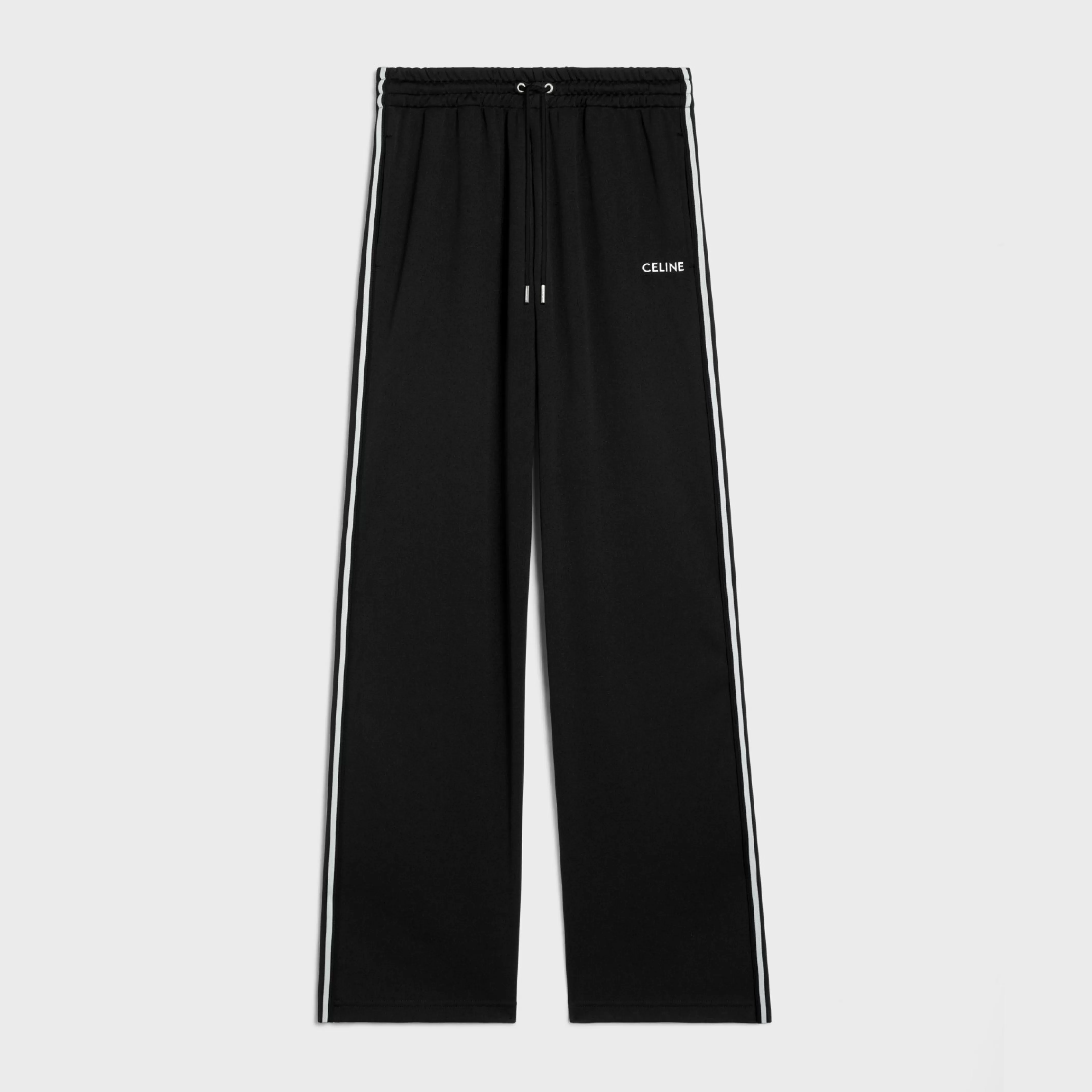 tracksuit pants in double face jersey^CELINE Shop