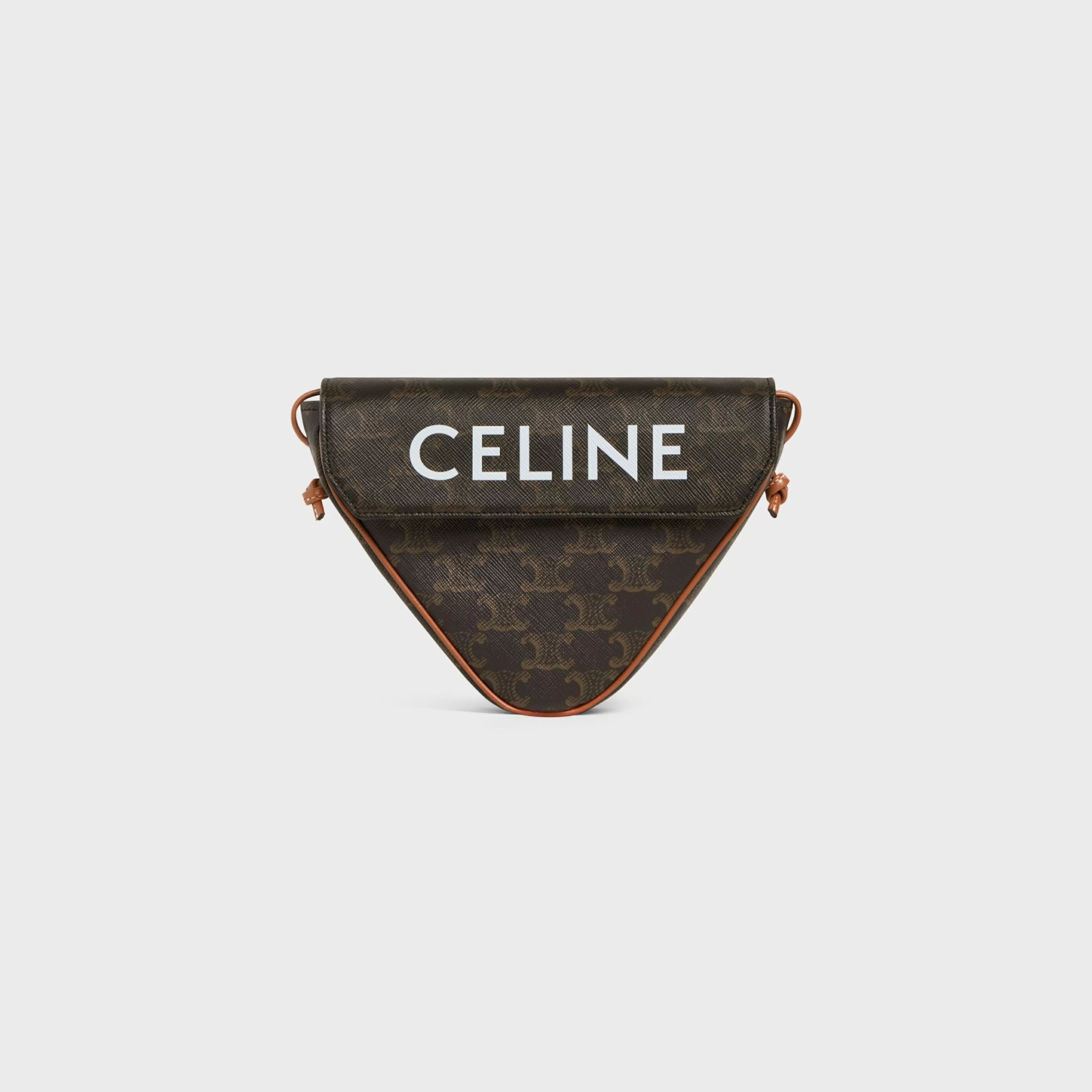 triangle bag in Triomphe Canvas with print^CELINE Online