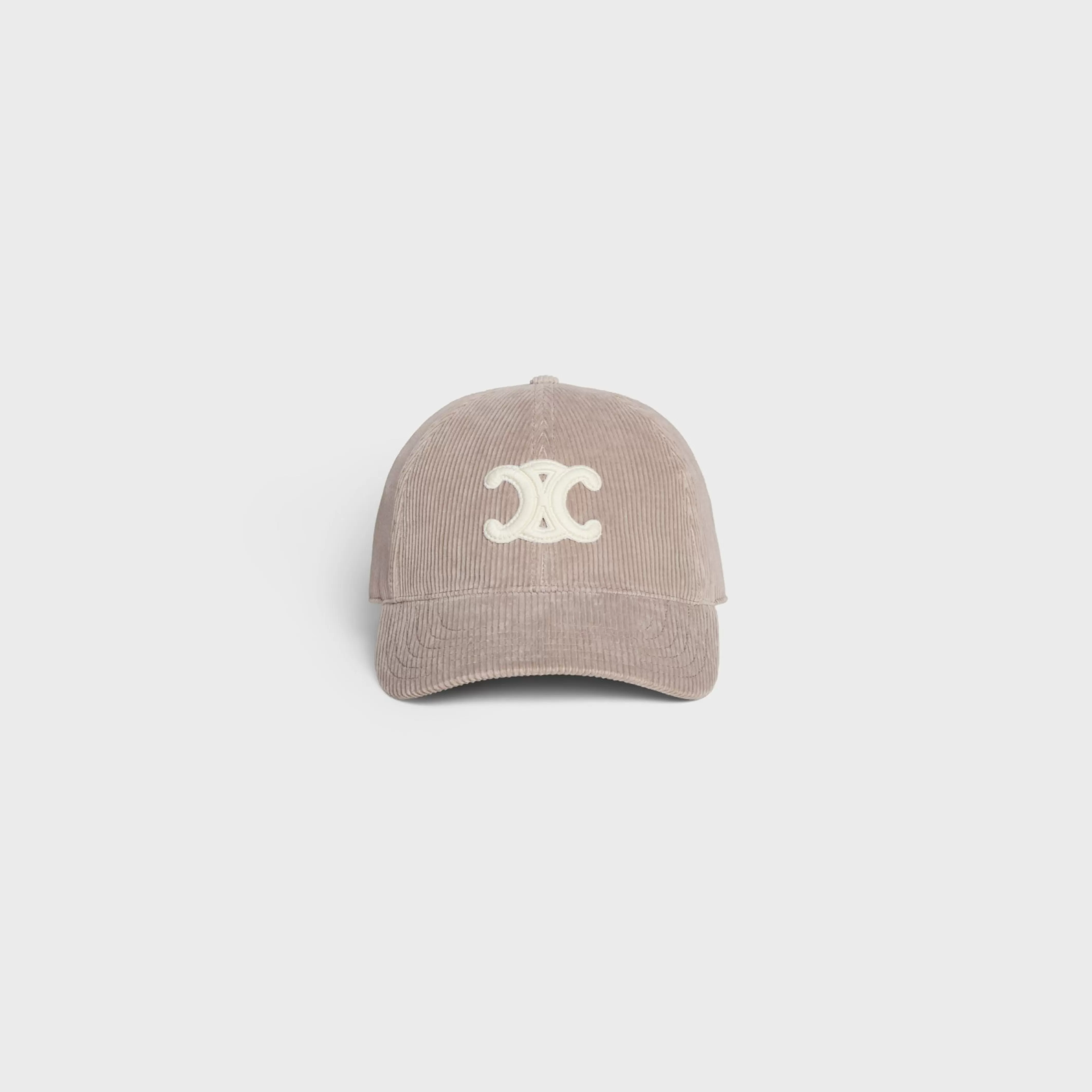 triomphe baseball cap in corduroy^CELINE Fashion