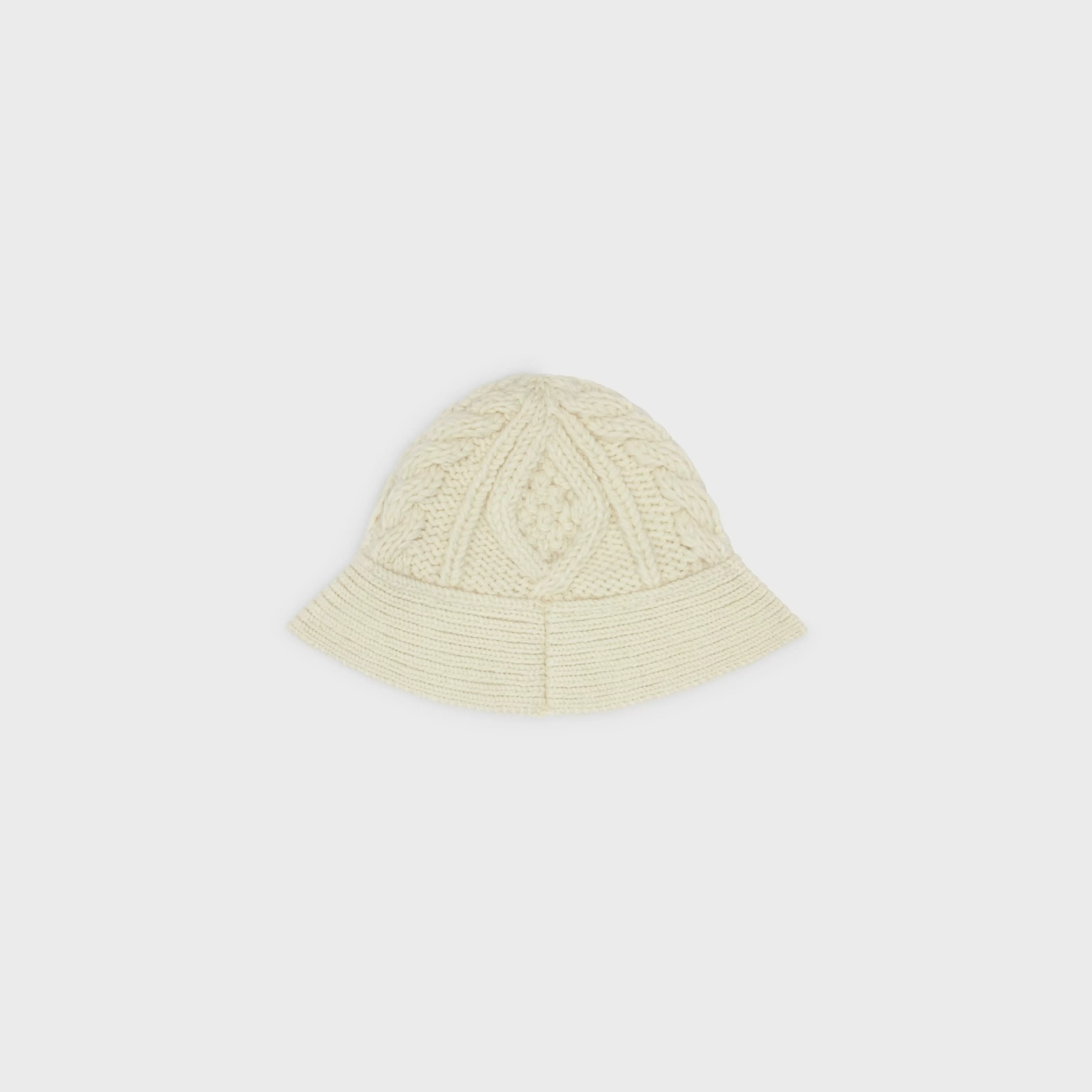 TRIOMPHE CLOCHE BEANIE IN ARAN ALPACA WOOL^CELINE Outlet