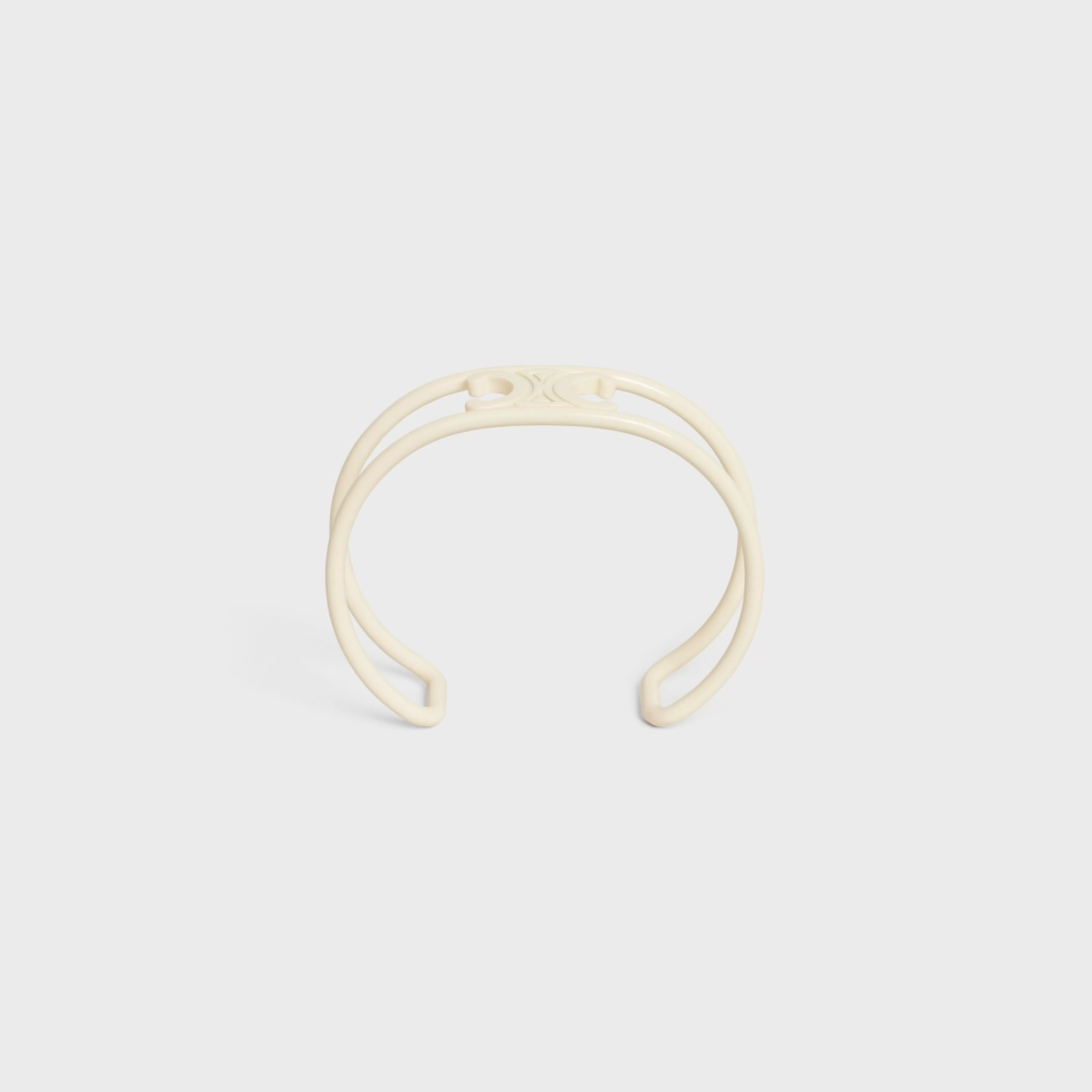 Triomphe Cuff in Varnished Brass^CELINE Sale