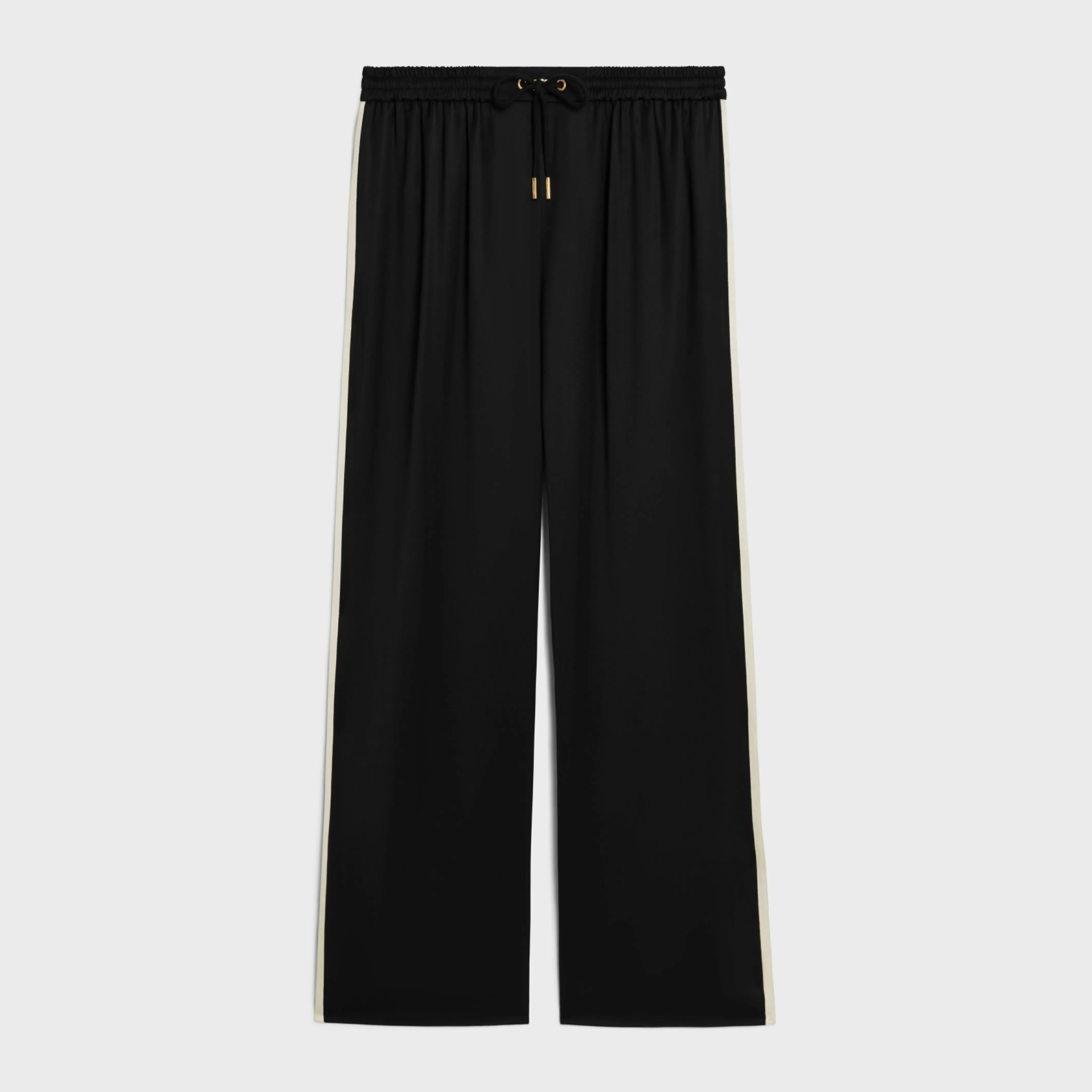 triomphe jogging pants in flowing satin^CELINE Online