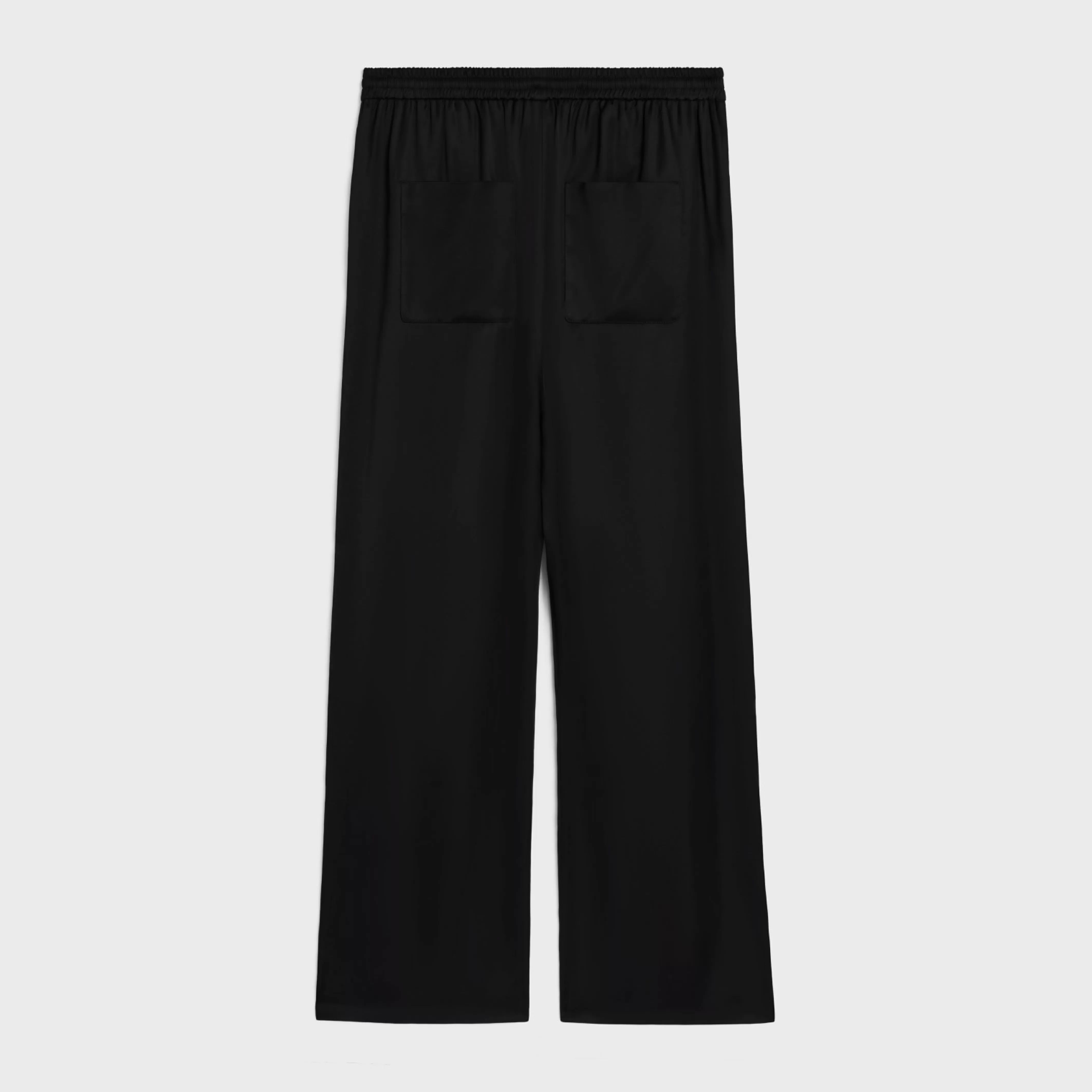 triomphe jogging pants in flowing satin^CELINE Online