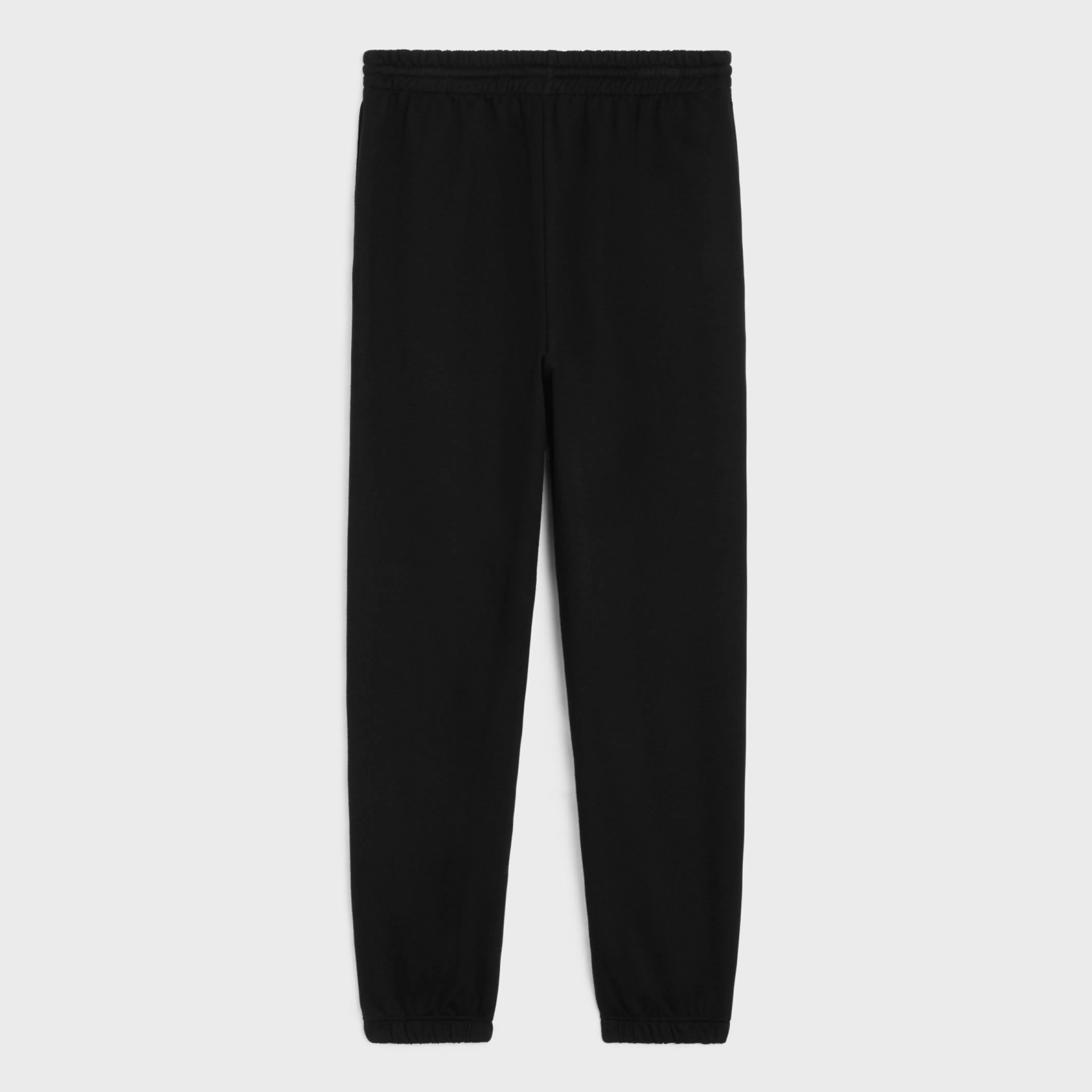 triomphe loose track pants in cotton and cashmere^CELINE Fashion