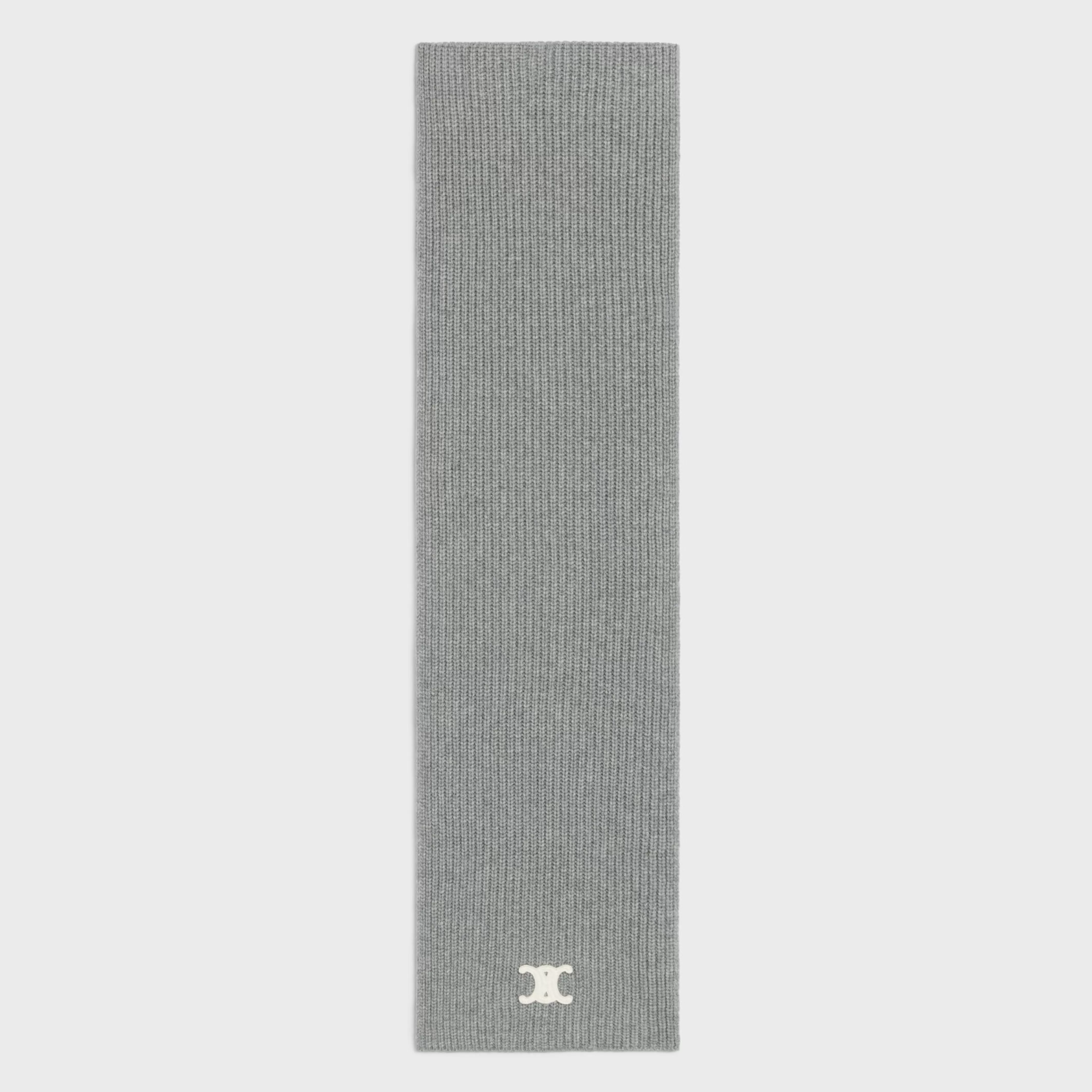 triomphe scarf in heritage cashmere^CELINE Fashion