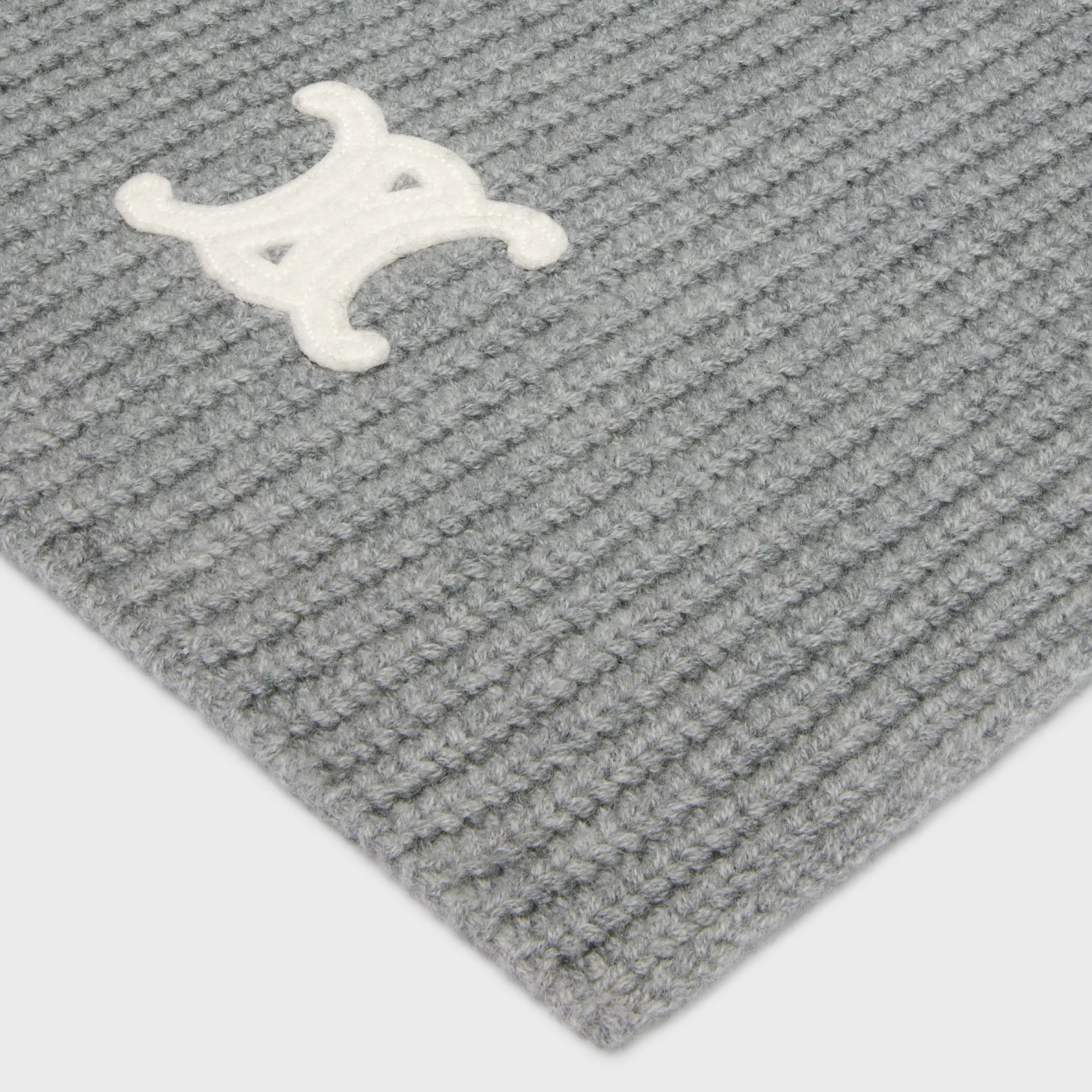 triomphe scarf in heritage cashmere^CELINE Fashion