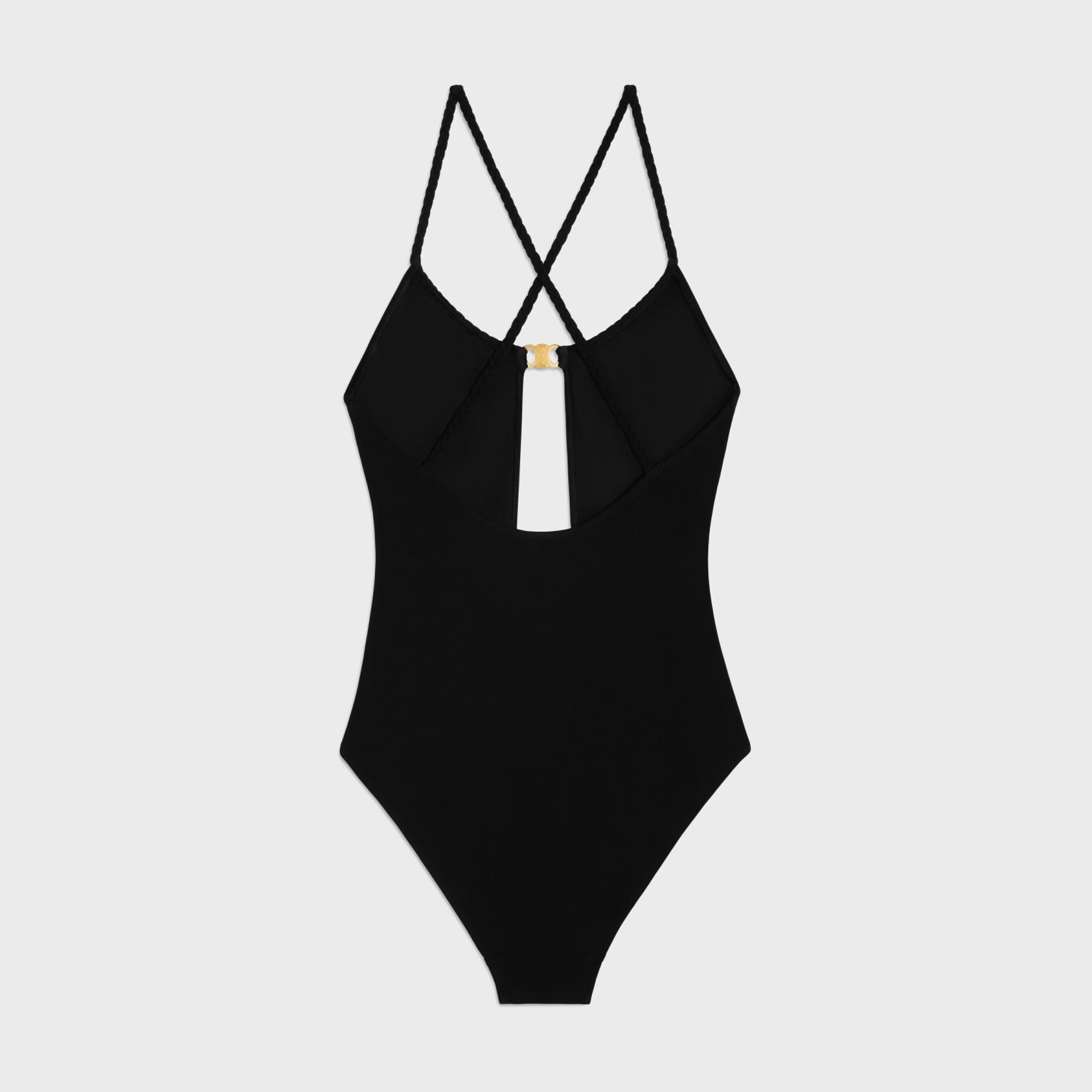 triomphe swimsuit in matte jersey^CELINE Store