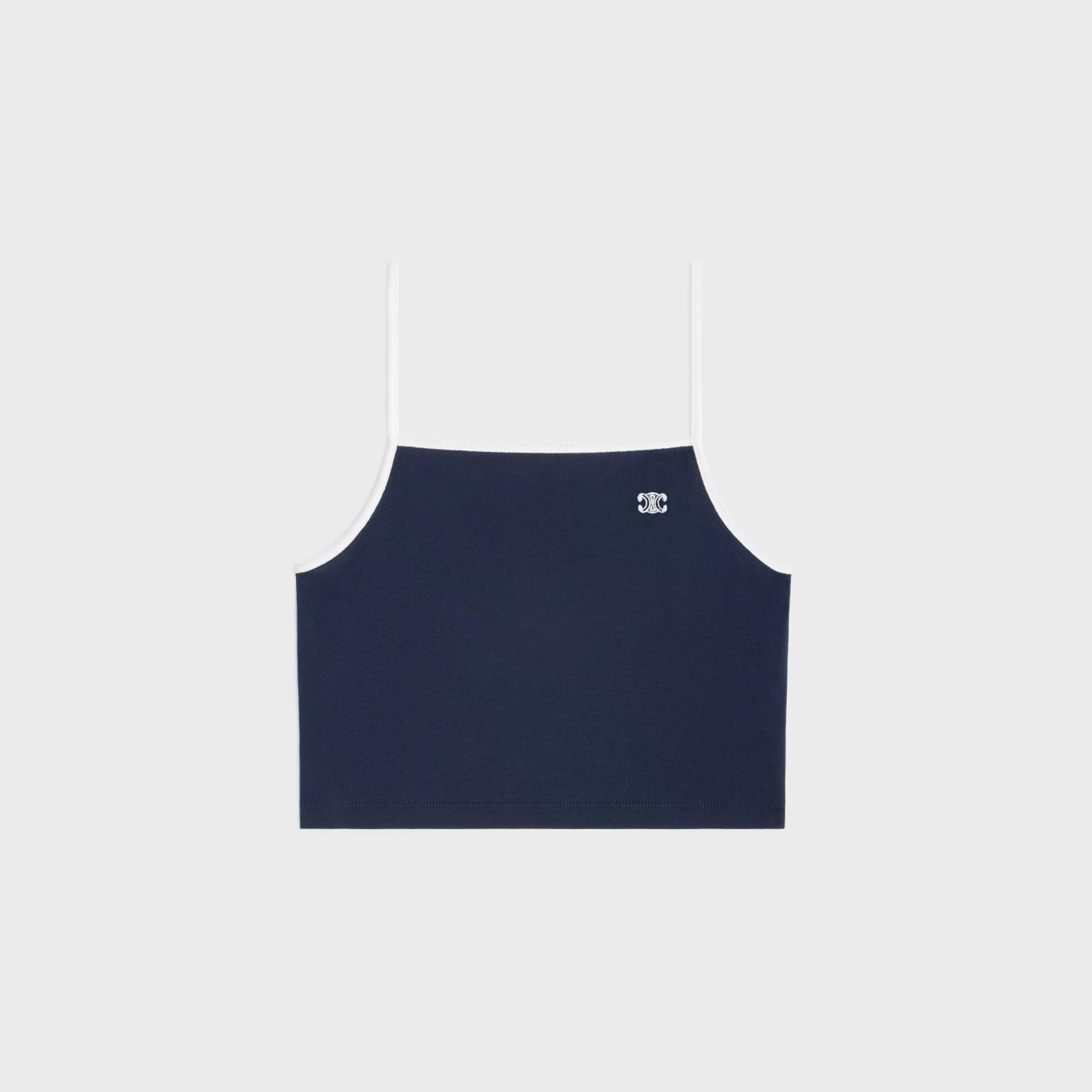 triomphe tank top in cotton jersey^CELINE Cheap