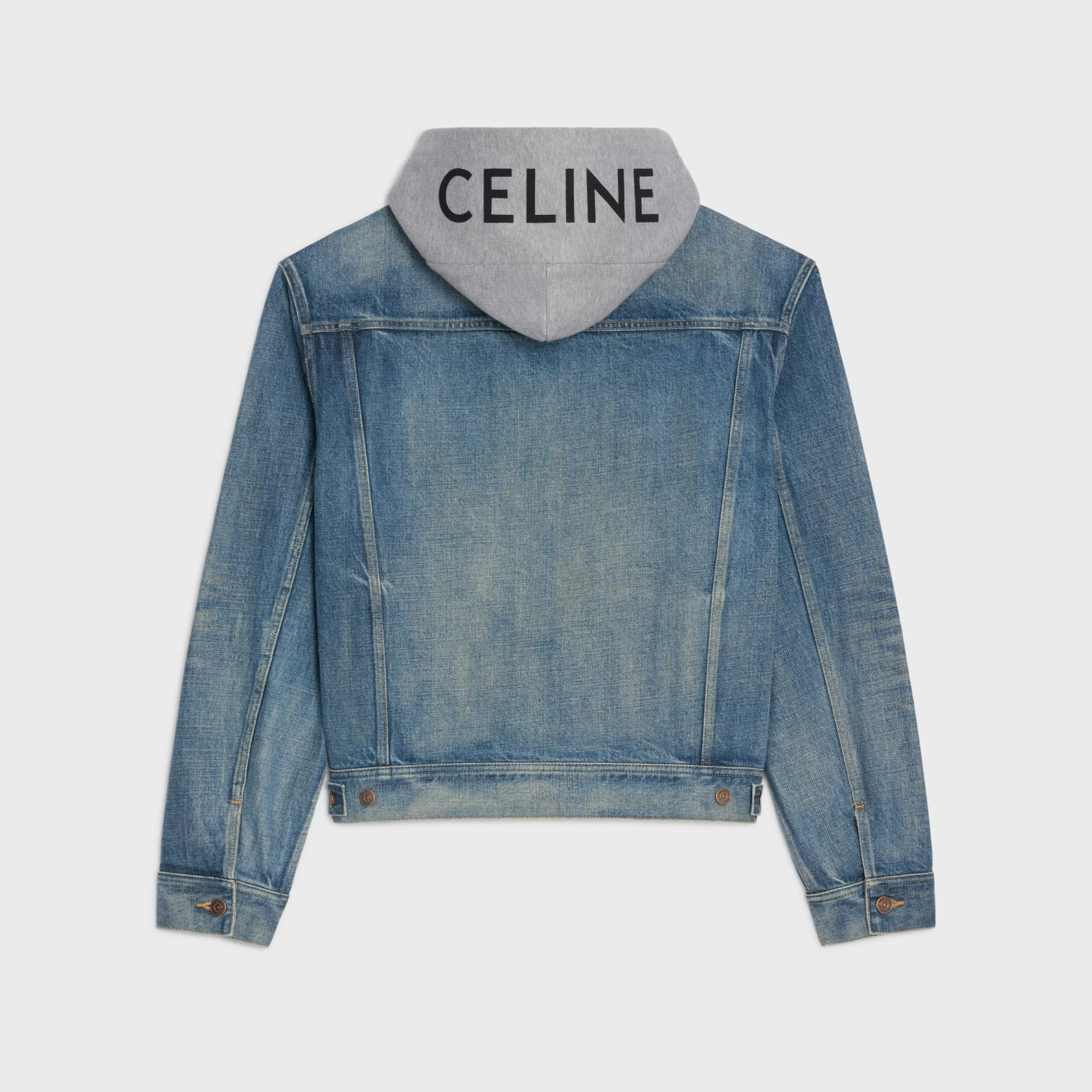 trucker jacket in union wash denim^CELINE Best Sale