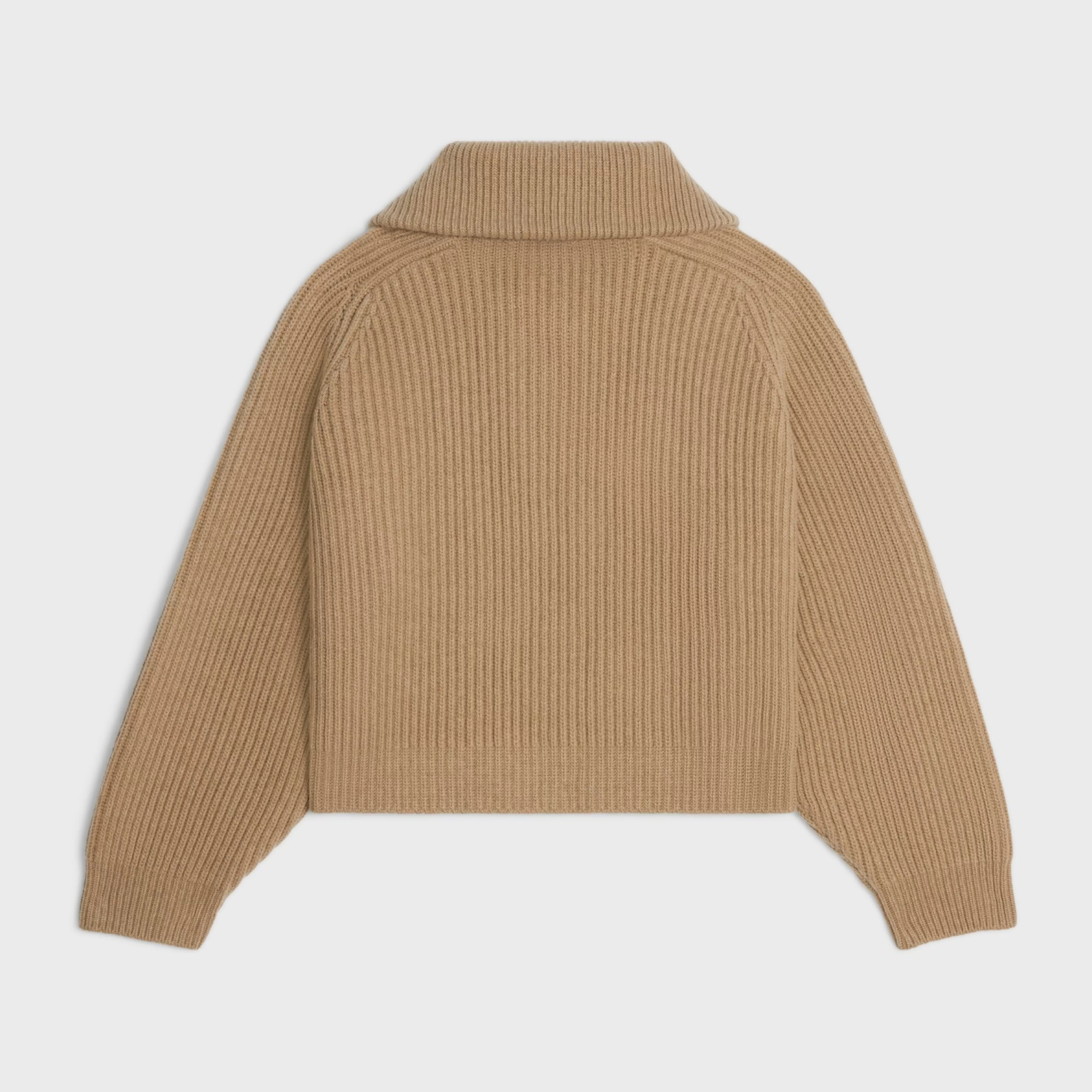 vareuse sweater in ribbed wool and cashmere^CELINE Flash Sale