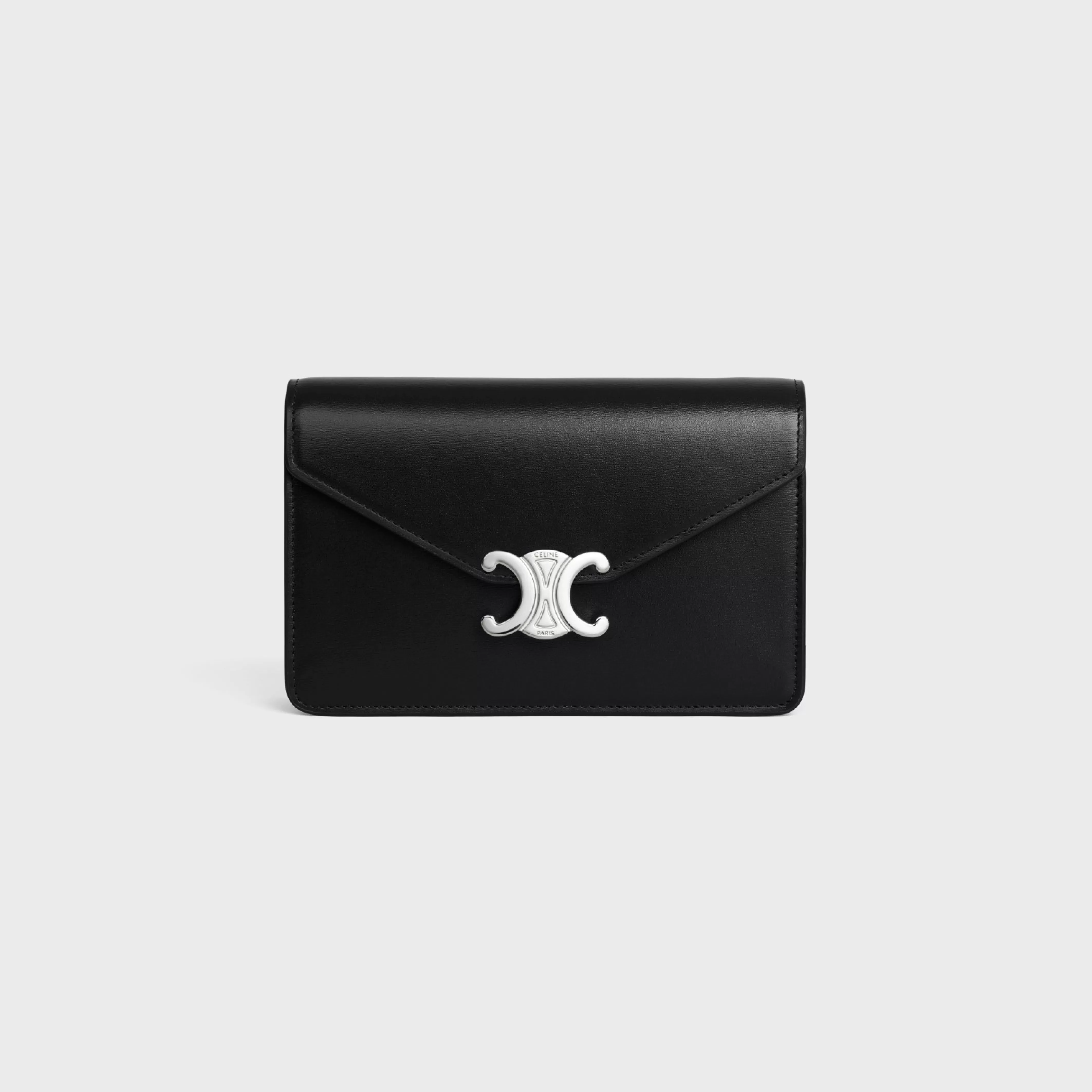 WALLET ON CHAIN MARGO in Shiny calfskin^CELINE Outlet