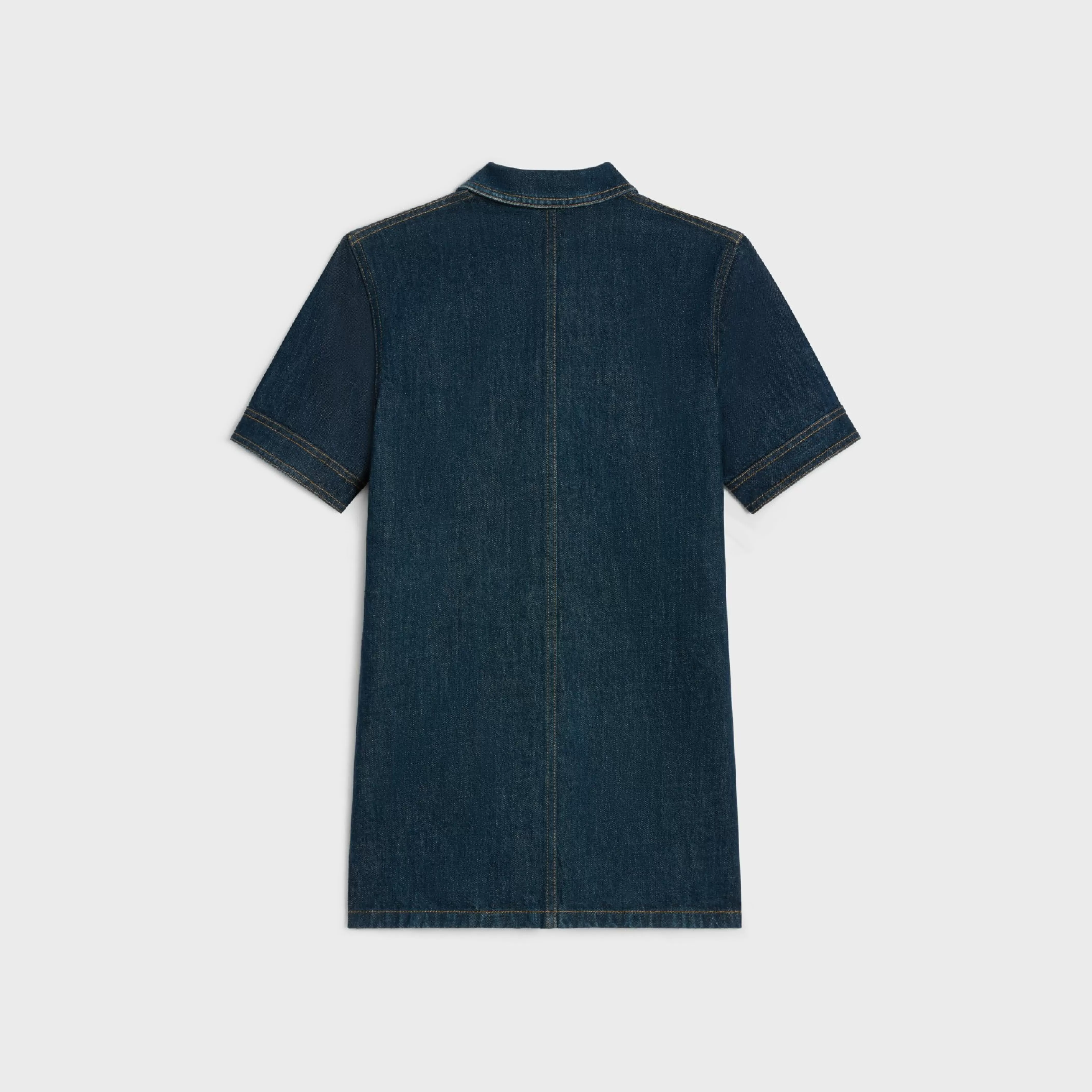 workwear mini dress in rinsed wash denim^CELINE Sale